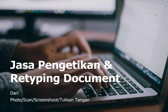 Jasa Pengetikan/Retyping Document