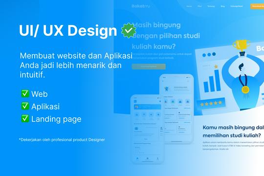 Design UI/UX - Web, App dan styleguide/Design system