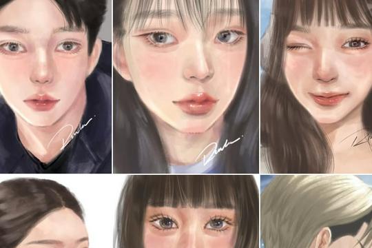 ภาพคน สไตล์ semi-realistic