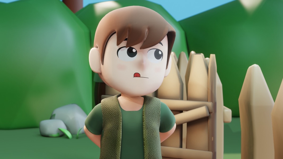 Kami membuat animasi 3d menggunakan karakter yg anda mau