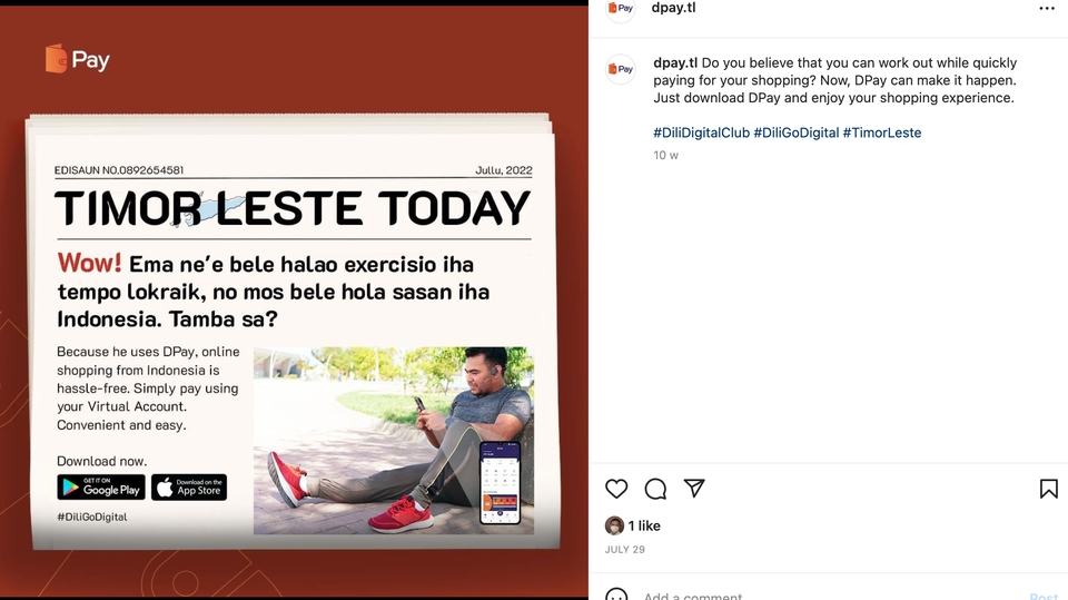 Copy & Caption English