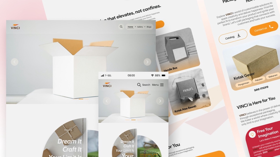 Pembuatan UI/UX Design Landing Page Responsif