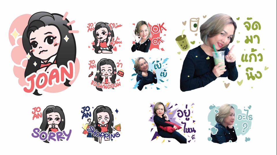 รับออกแบบ Line Sticker ตามใจคุณ