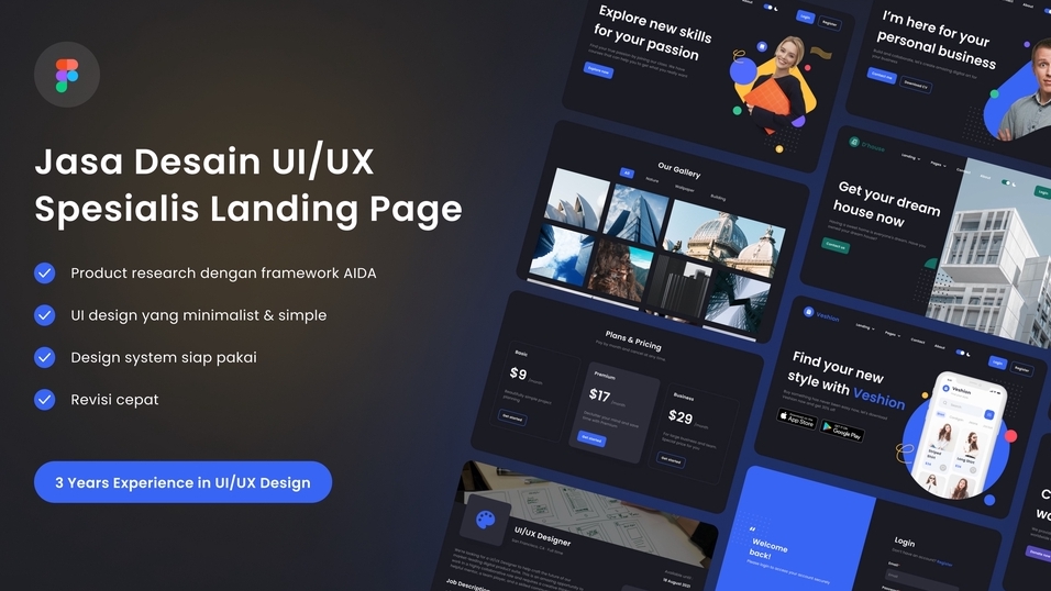 Landing Page UI/UX Design Specialist