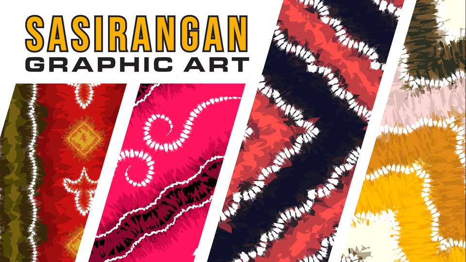 Motif Sasirangan Vector Graphic