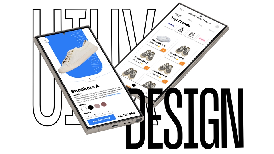 Pembuatan UI/UX Design Untuk Mobile dan Web