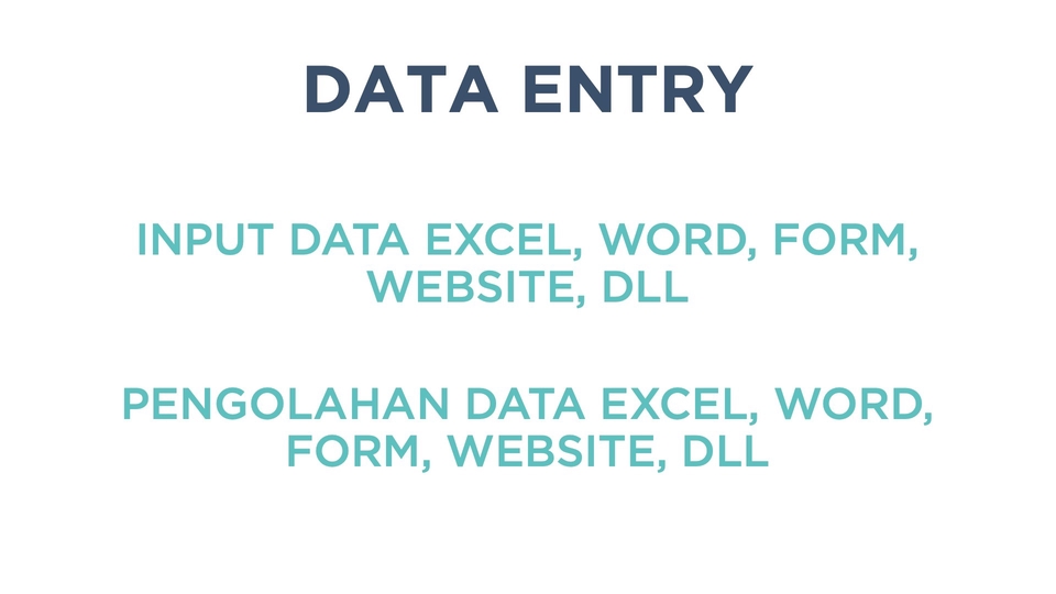 Data Entry Excel Word