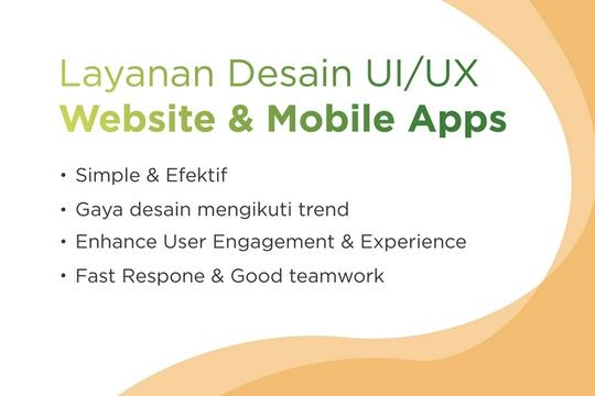 Good UI/UX design - for Mobile Apps and Websites