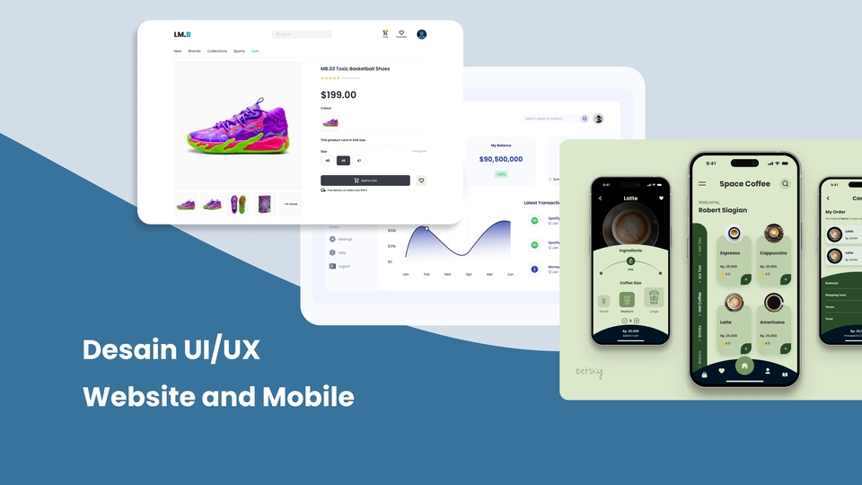 Design UI/UX Website dan Mobile