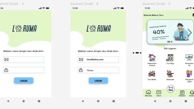 UI/UX menggunakan Figma