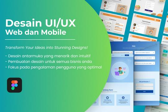 Desain UI/UX Web atau Mobile