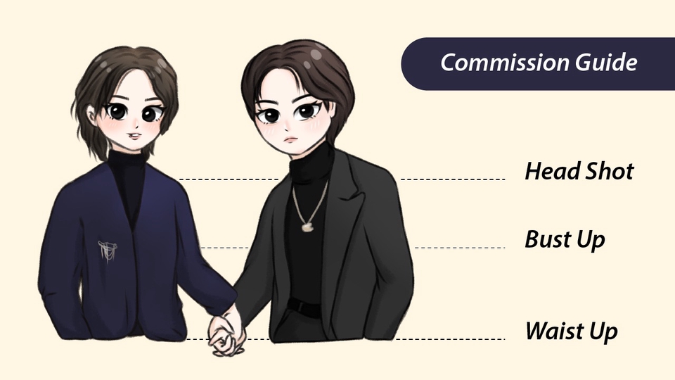 COMMISSION ILUSTRASI/GAMBAR (CRAYON STYLE) UNTUK HADIAH/KADO UNIK