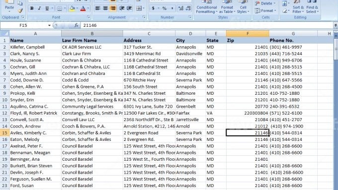 Data entry