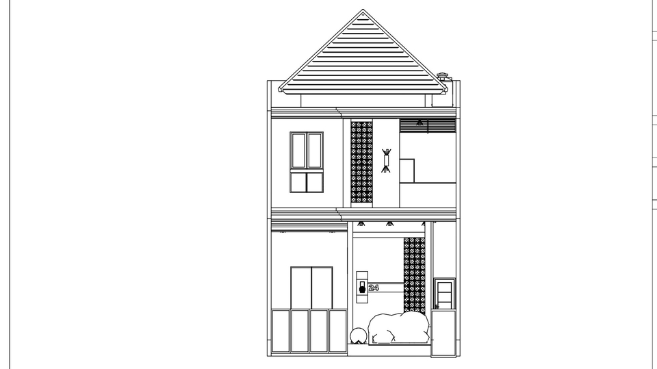 JASA DESAIN 2D/3D RUMAH TINGGAL,TOKO,RUKO,OFFICE , Gambar Kerja CAD ...
