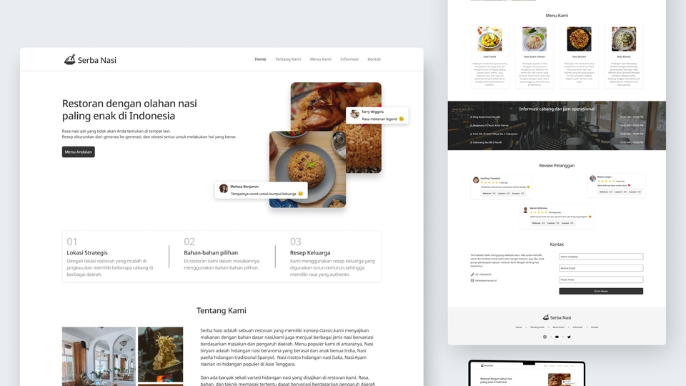 Desain Website Profesional | UI/UX Design | Landing Page UMKM | Figma
