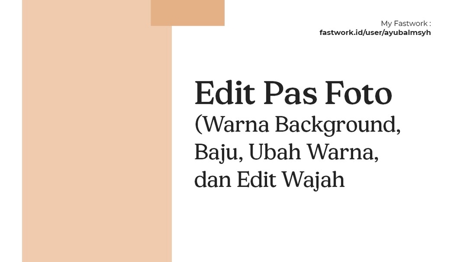 Edit Warna Background, Baju, Dasi dan Perlengkapan untuk Pas Foto