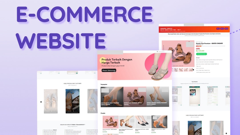 Jasa pembuatan E-Commerce sesuai kebutuhan klien