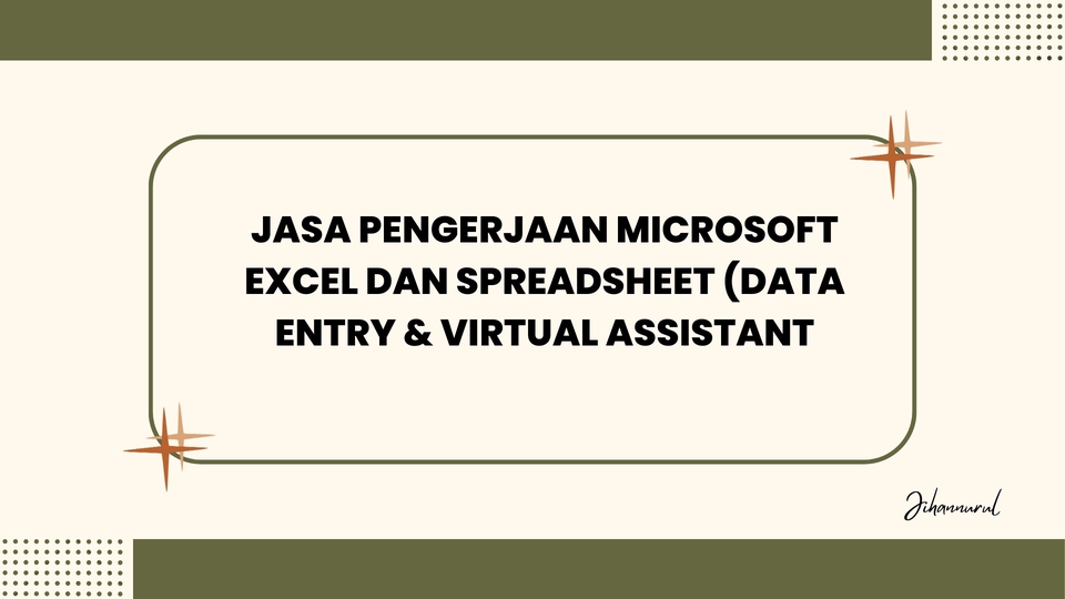 Data Entry & Virtual Assistant (Microsoft Excel & Spreadsheet), Convert file, etc (24 Hours)