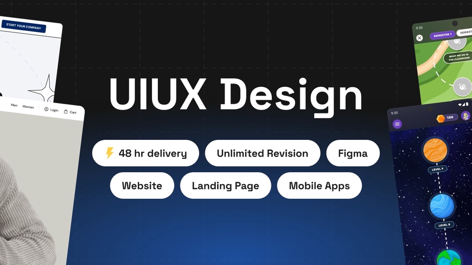 Buat Design UIUX Website / Mobile Apps Dengan Figma