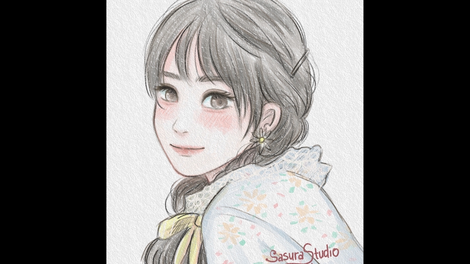 Gambar karakter semi realis 1 hari jadi