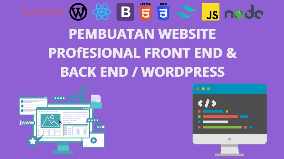 Pembuatan Website Profesional FrontEnd & BackEnd / WordPress