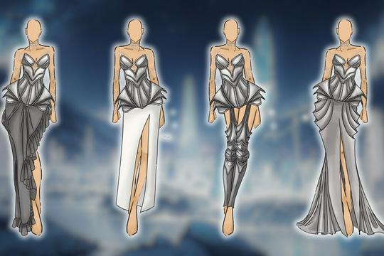 Fashion design ออกแบบชุด เสื้อผ้า แฟชั่น