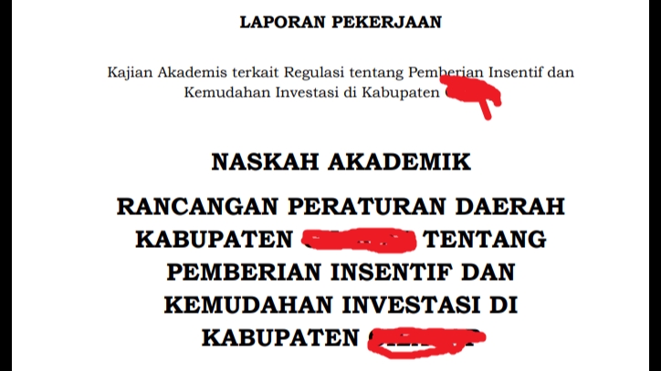 Legal Drafting Naskah Akademik dan AD/ART Perusahaan