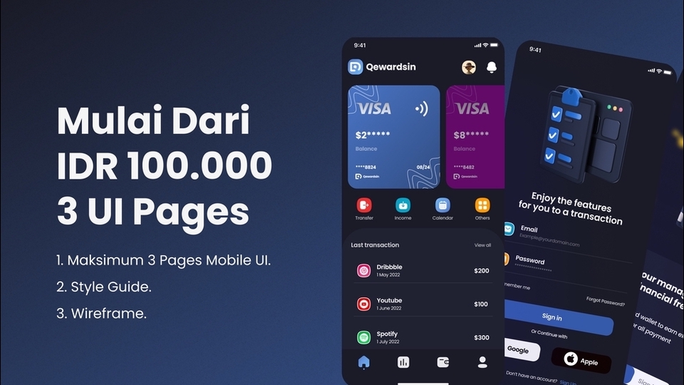Pembuatan Mobile Apps UI/UX Design Android & IOS dengan pengguna yang ...