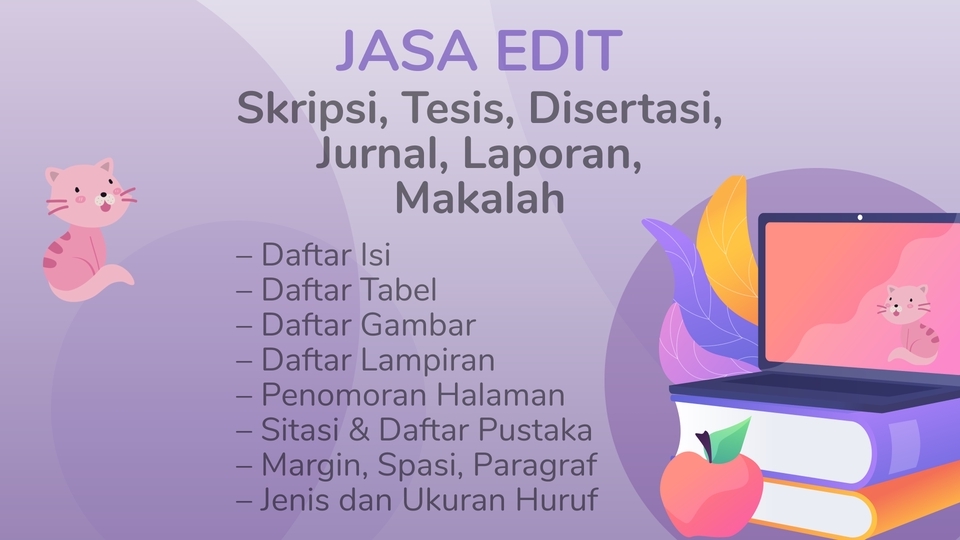 Jasa Edit Skripsi, Tesis, Disertasi, Jurnal, Makalah