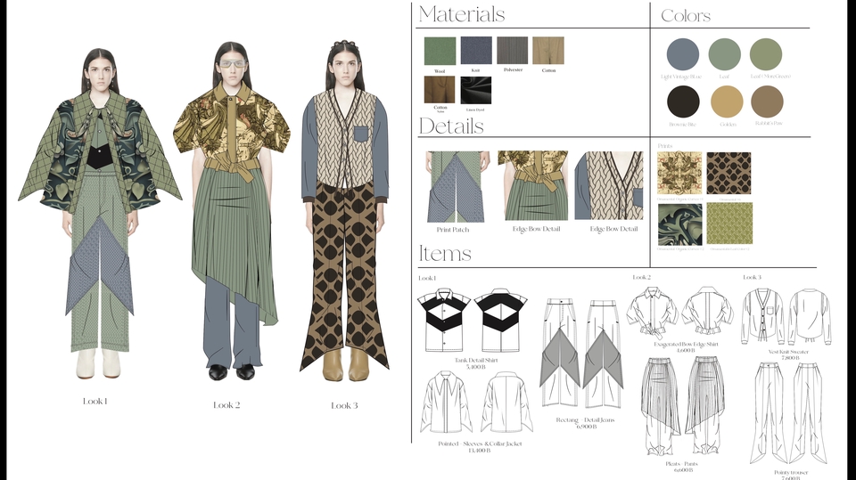 รับออกเเบบเสื้อผ้า Clothing Design / Collection Design / Accessories Design
