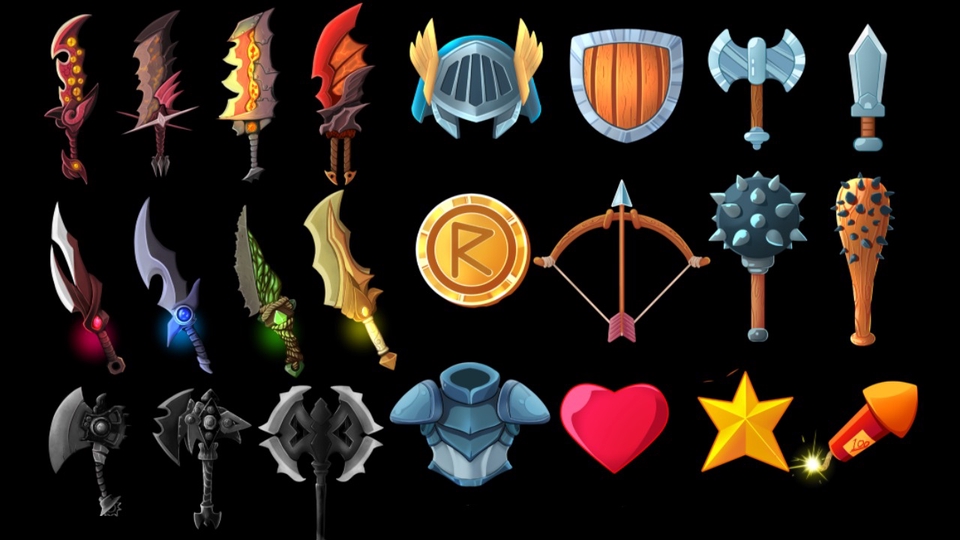Game asset,props,icon,item,