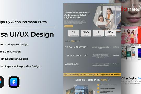 JASA PEMBUATAN UI DESIGN MURAH (FIGMA DAN FRAMER)