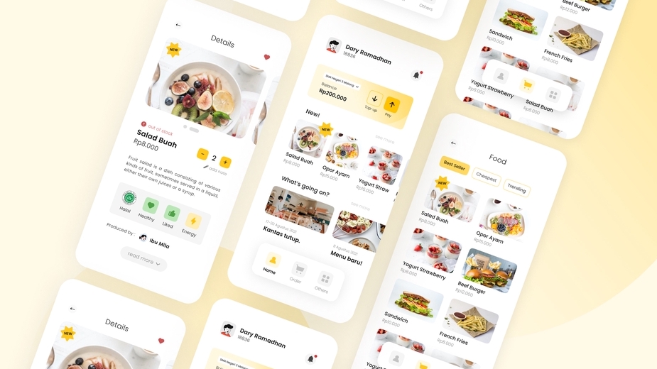 Minimalism UI/UX Design + Wireframe + Prototype