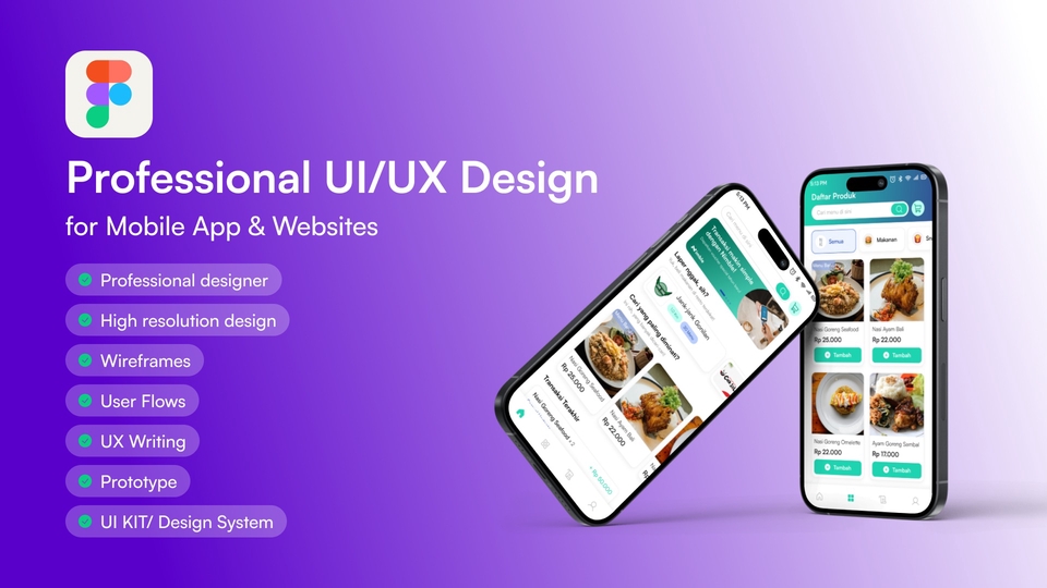 UI/UX Design for Mobile App and Web