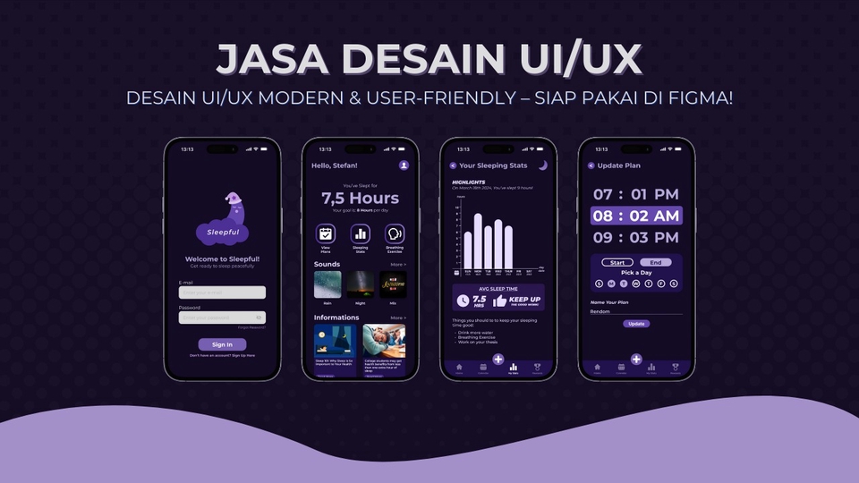 Desain UI/UX untuk Aplikasi Mobile & Website dengan Figma