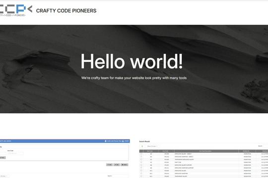 Crafty in Wordpress