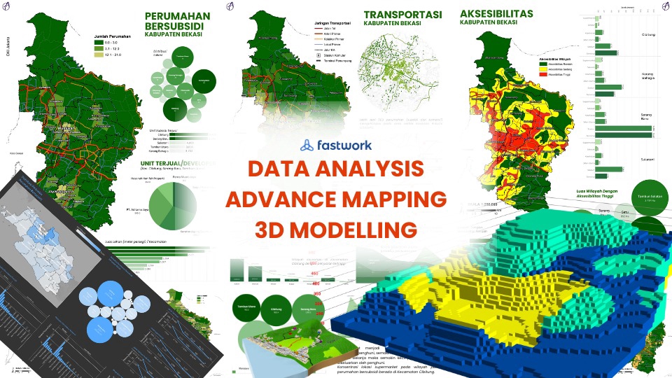 GIS: DATA ANALISIS, ADVANCE MAPPING, 3D MODELLING