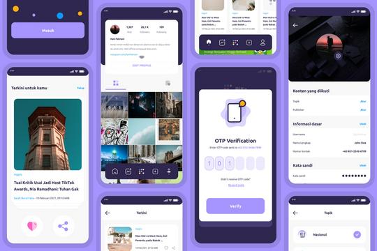 Mobile UI/UX untuk aplikasi Anda