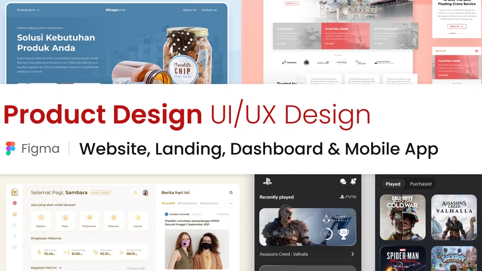 UI/UX Design or Product Design for Website/Desktop & Mobile