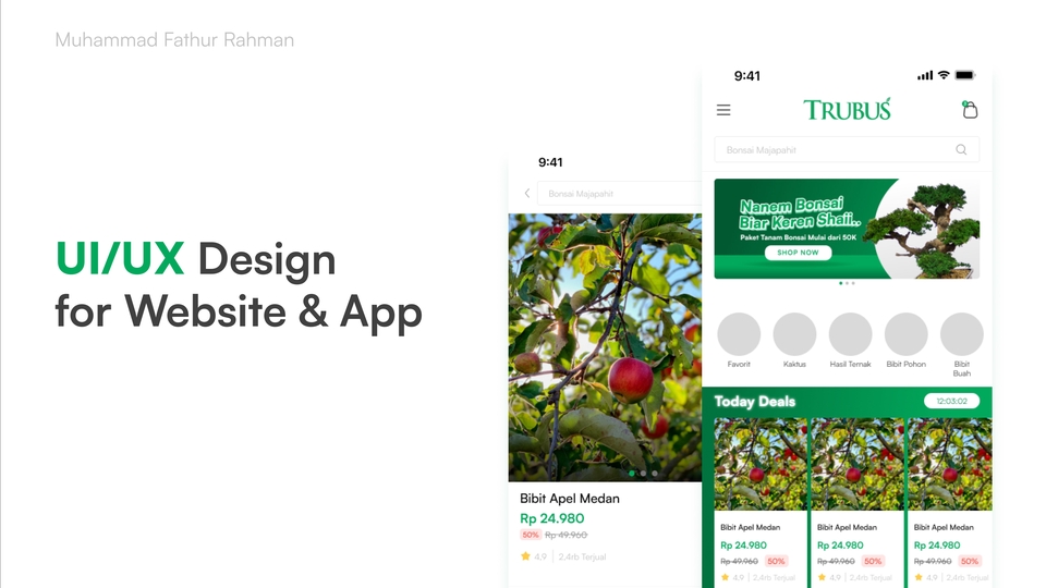 Clean Minimalist UI/UX Design Untuk E-Commerce, Landing Page, Company ...