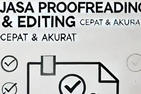 Jasa Proofreading & Editing | ID ⇄ EN | Cepat & Akurat