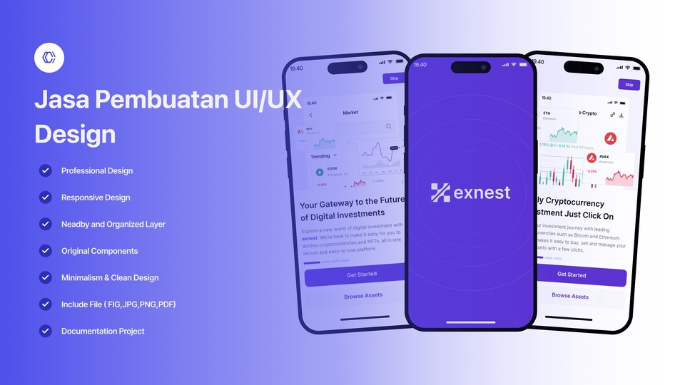 Jasa Desain UI/UX Profesional (Web, Dashbaord, Mobile App) Clean dan ...