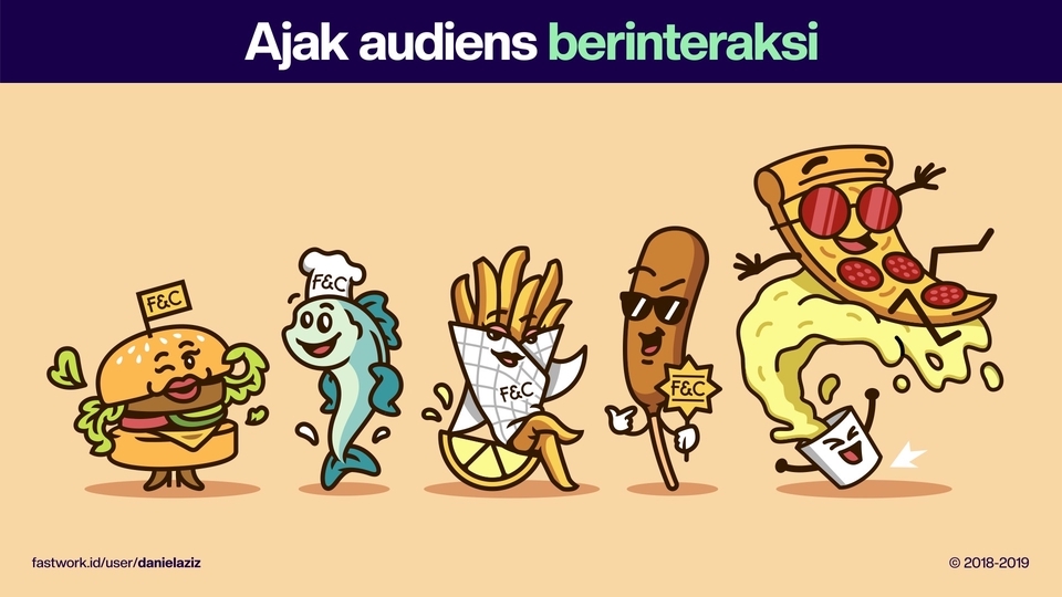 Karakter Maskot Kartun Anatomi & Pose Lengkap