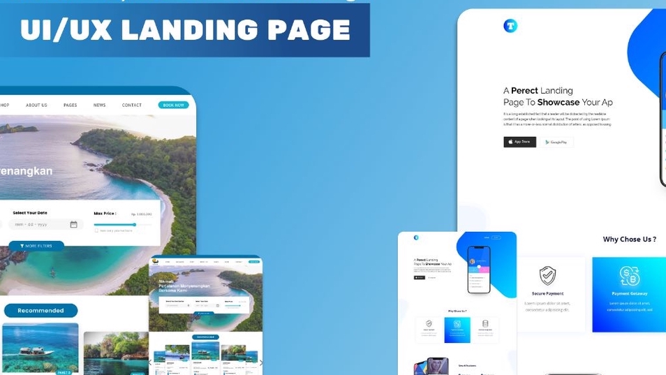Desain UI UX Website dan Landing page