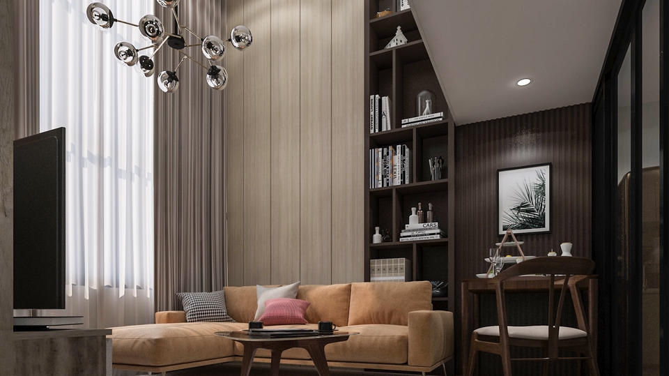 ออกแบบตกแต่งภายในบ้าน, คอนโด, ร้านอาหาร ฯลฯ (Interior design)