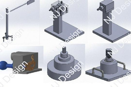 รับเขียนแบบ ออกแบบ Part เครื่องกล3D,2D Jig&Fixture…
