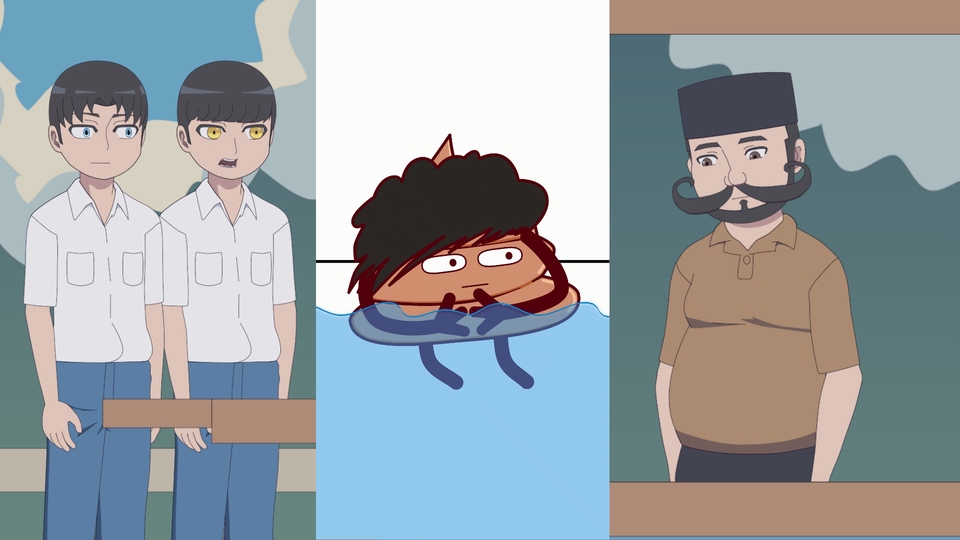 ANIMASI 2D KEREN STYLE ANIME/KARTUN RIGGING ANIMATION