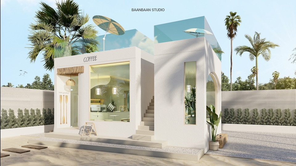 ออกแบบบ้าน คาเฟ่ ร้านอาหาร ภายนอกและภายใน พร้อมทำภาพ PERSPECTIVE