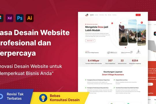 UI/UX Profesional Desain Web | Elegan & Modern Style