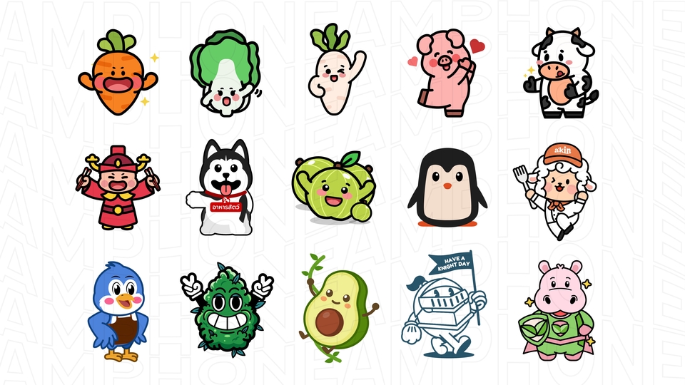 ีรับออกแบบวาดภาพ Vector สไตล์มินิมอล ทันสมัย